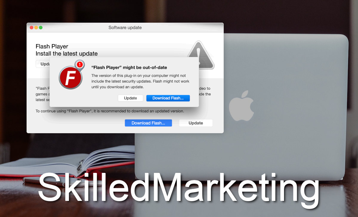 SkilledMarketing might be installed with fake Flash Player updates.