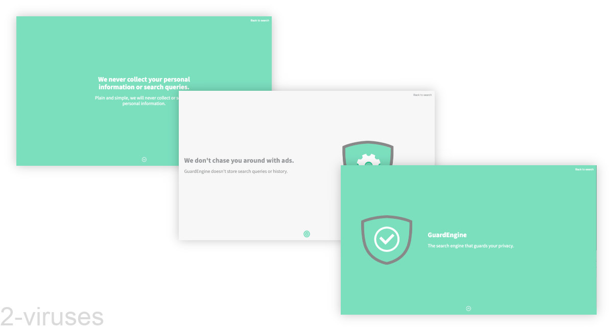 Guardengine.com promises to not track your searches.