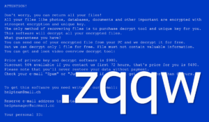 Zqqw Ransomware