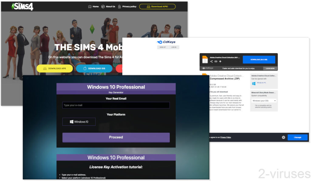 Cdkeys.website Fake Site How to remove Dedicated