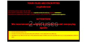 Dance (Cryptodancer) Ransomware