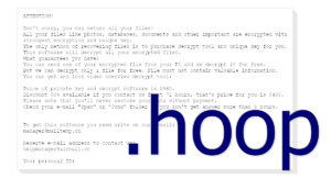 Hoop Ransomware