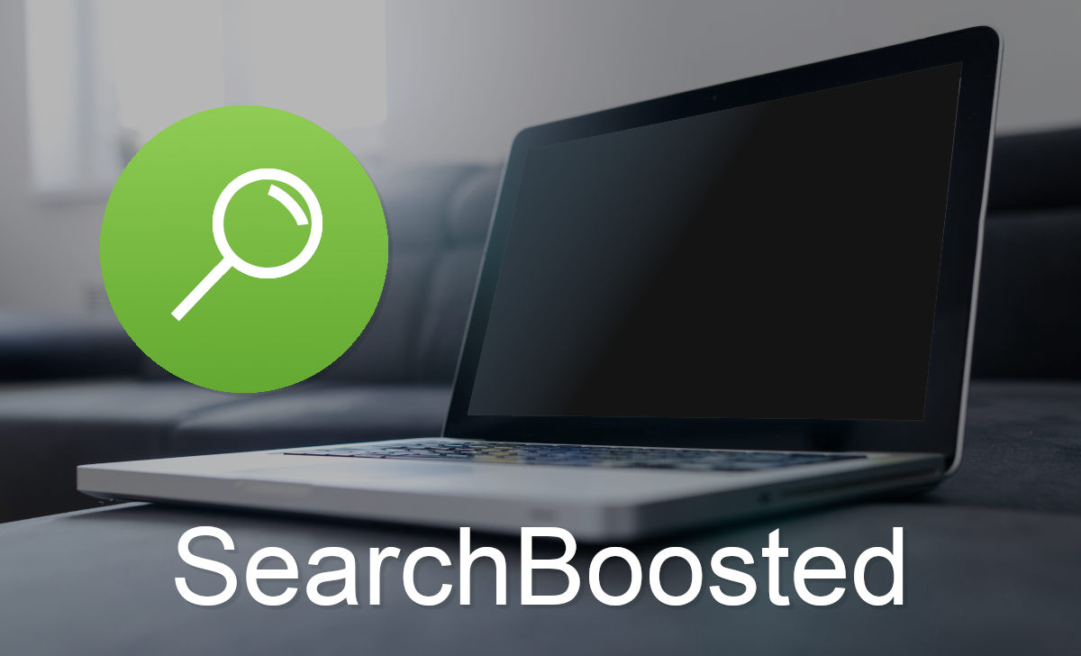 SearchBoosted uses an icon of a green magnifying glass.