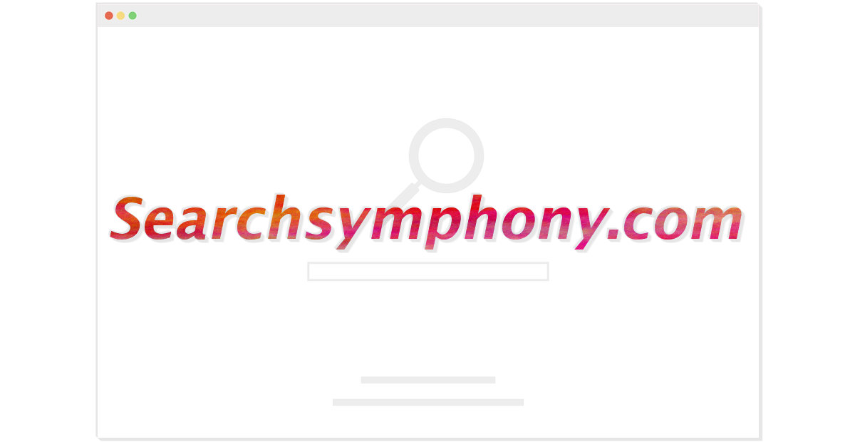 Searchsymphony.com doesn't really have an identity. It wants to stay unnoticed.