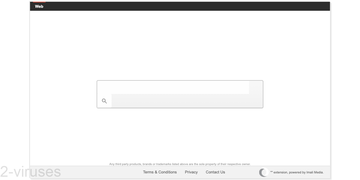 Verti-search.com is a blank page with a search box and tos, privacy links.